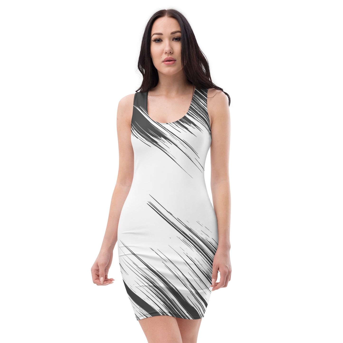 Black and white Bodycon dress