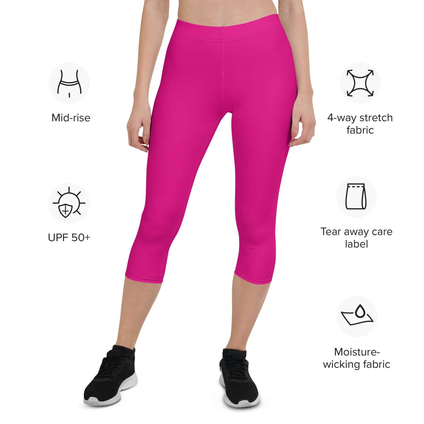 Pink Capri Leggings