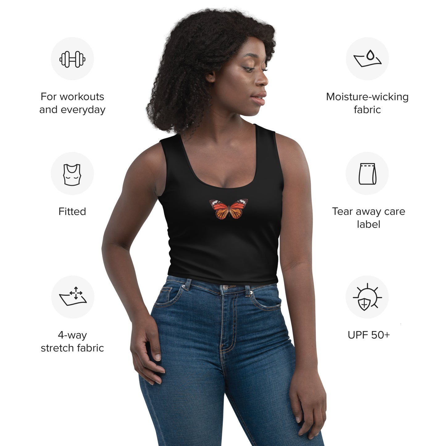 Butterfly Crop Top