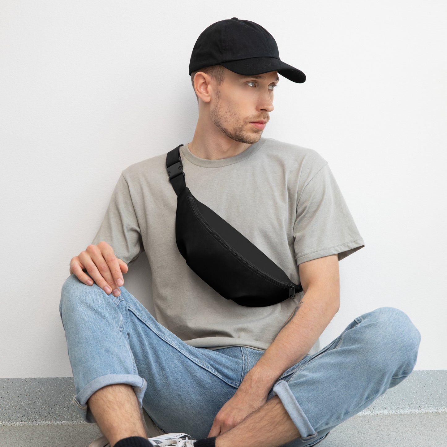 Black Waist Bag