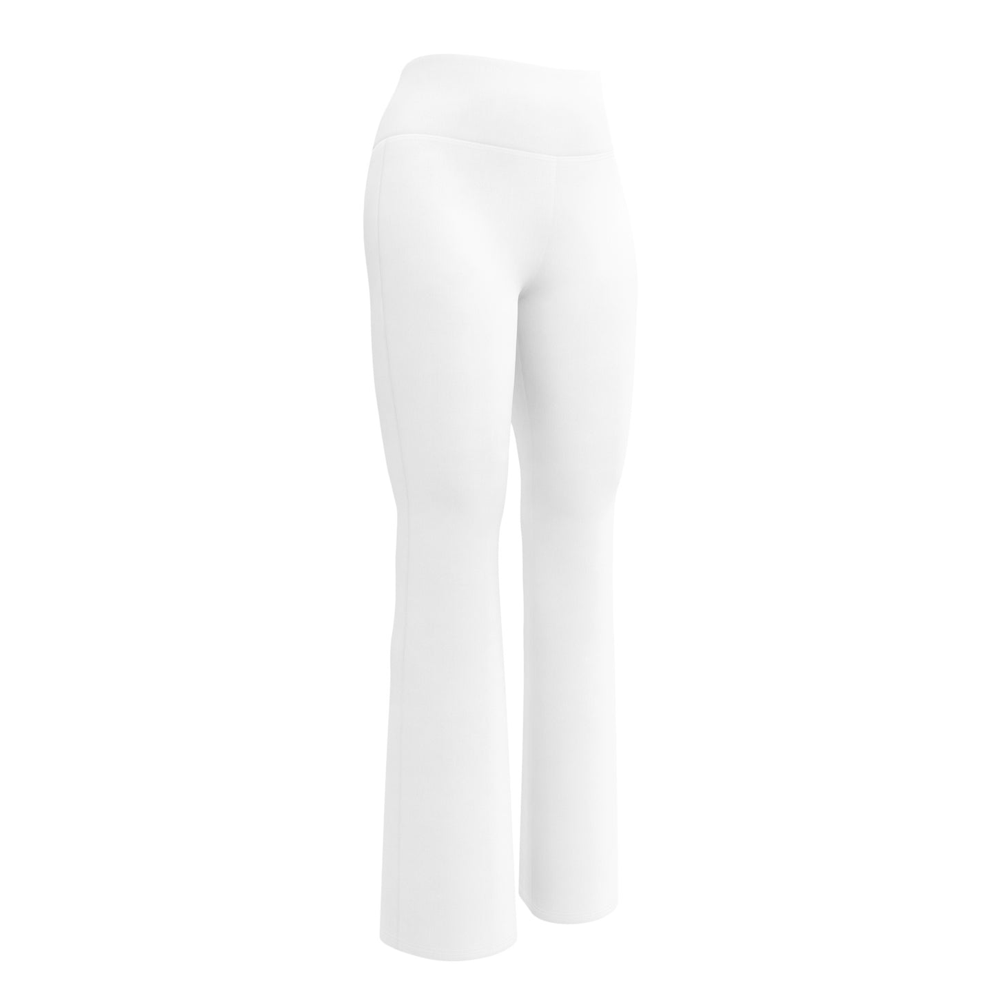 White Flare leggings