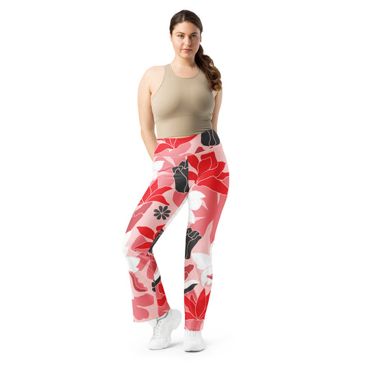 Floral Flare leggings