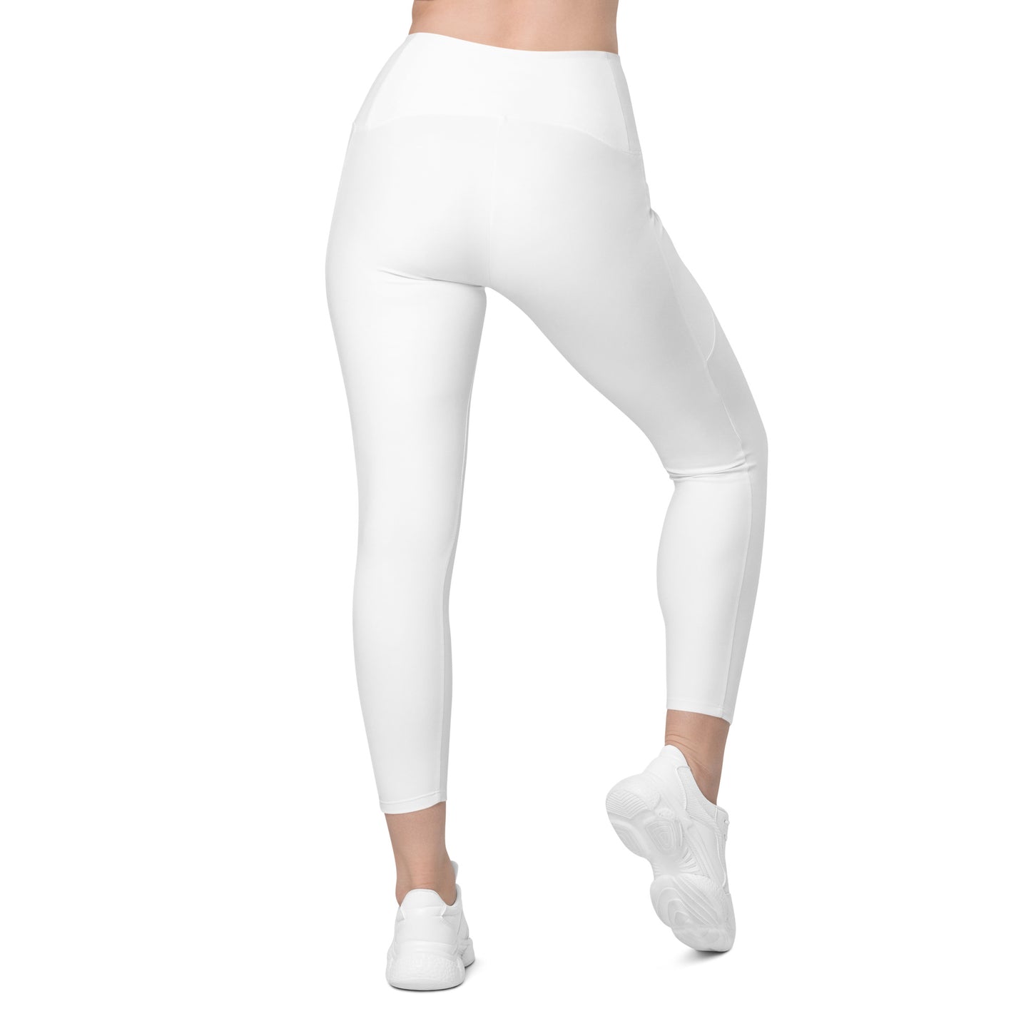 White Leggings with pockets