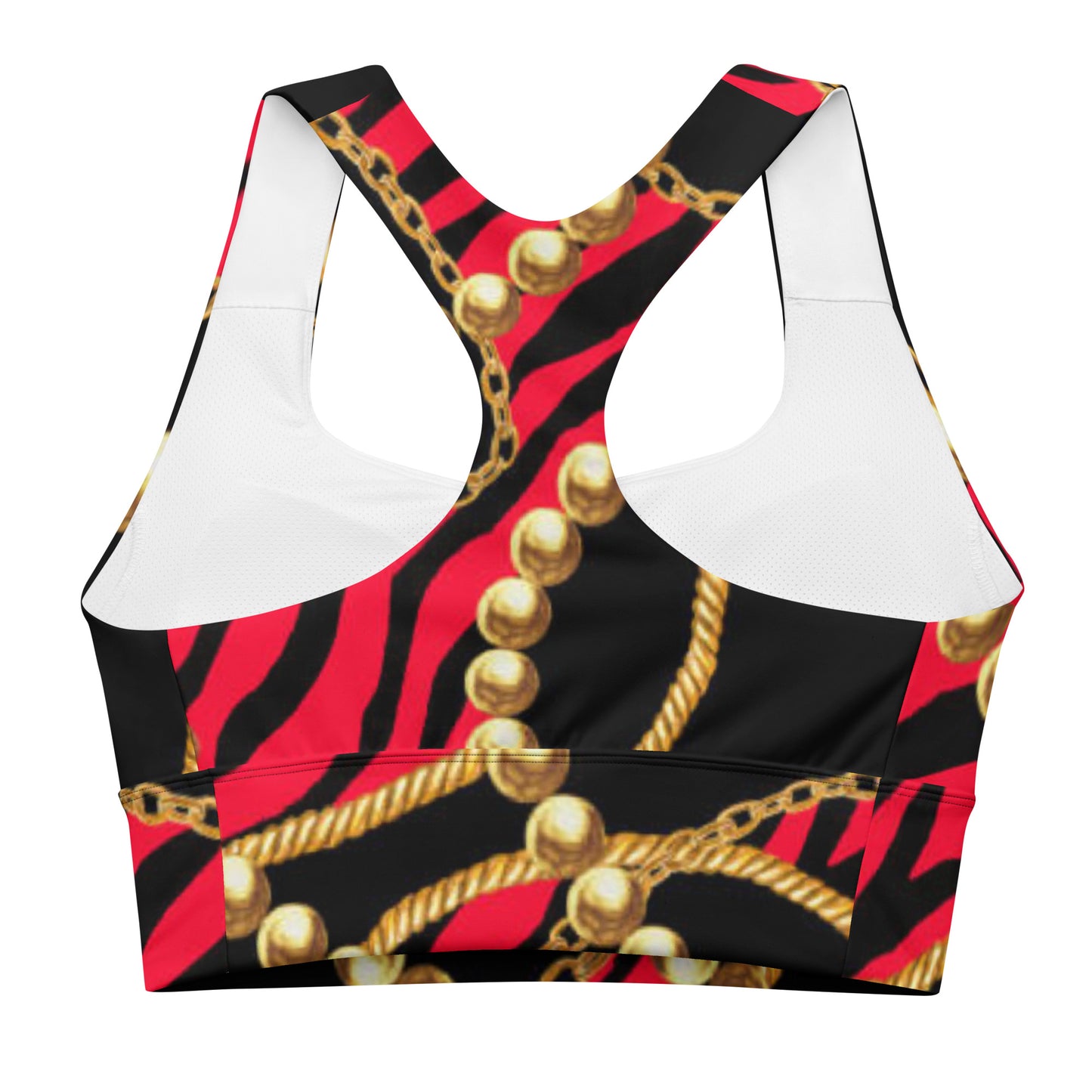 All-Over Print Longline sports bra