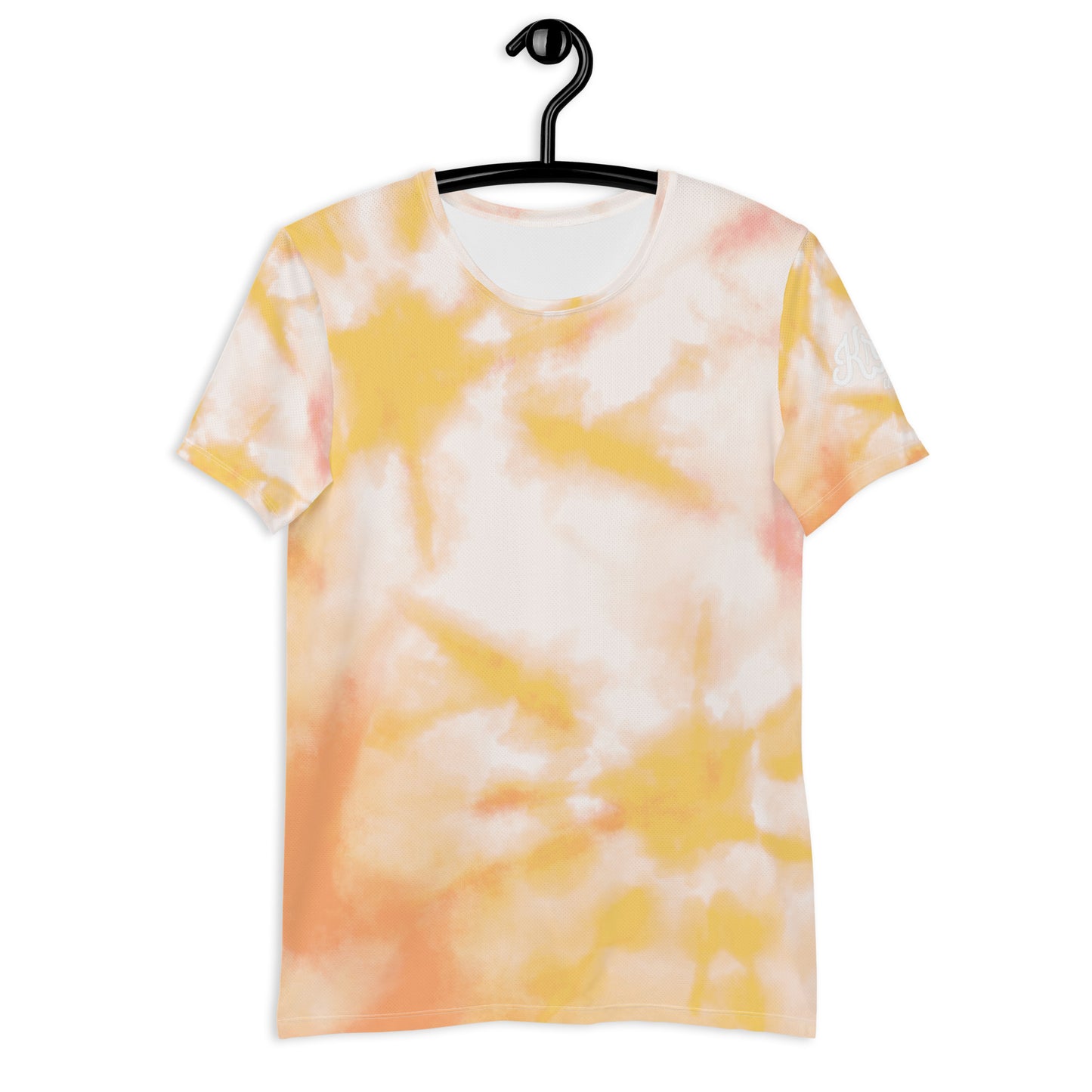 Orange Splash Men's Athletic T-shirt