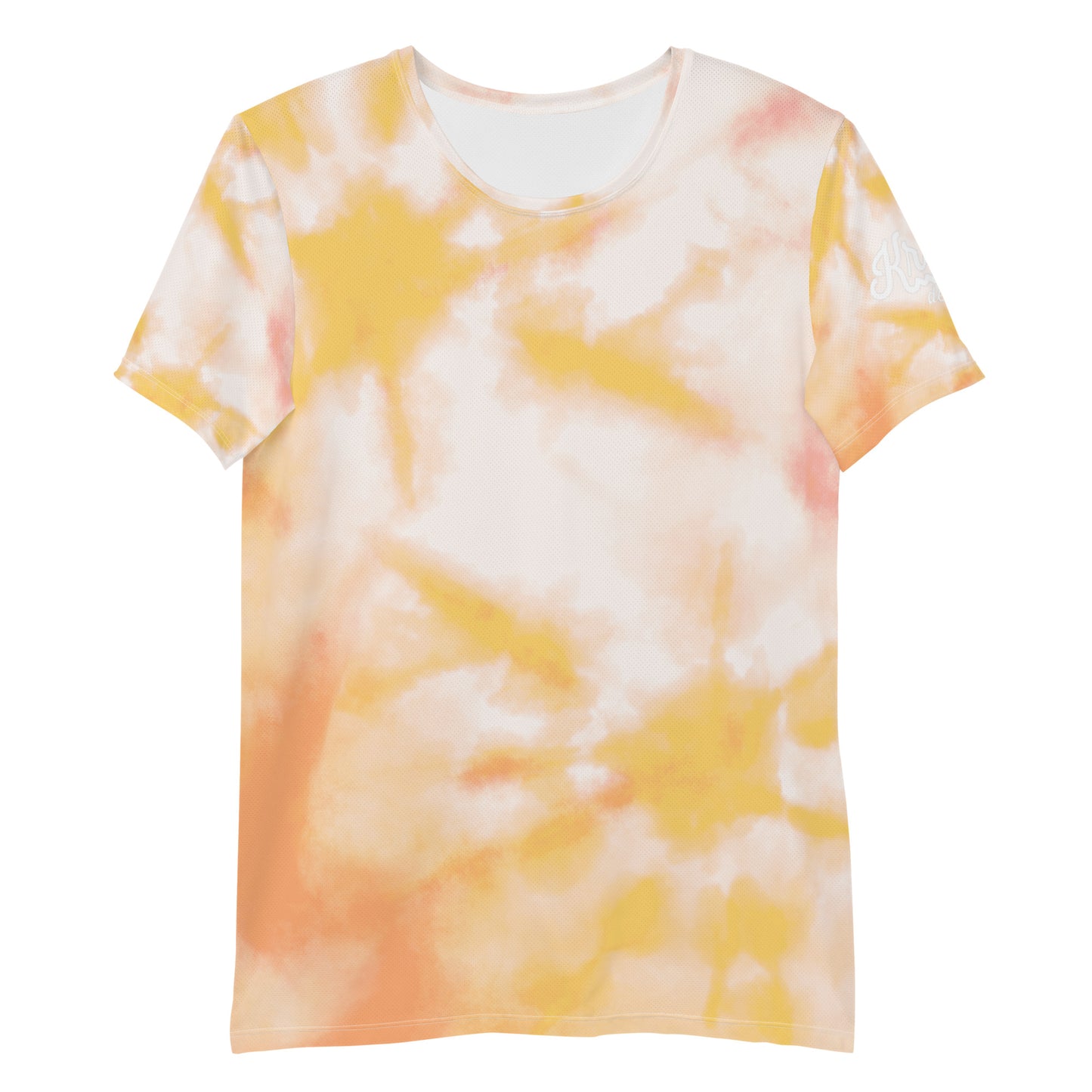 Orange Splash Men's Athletic T-shirt