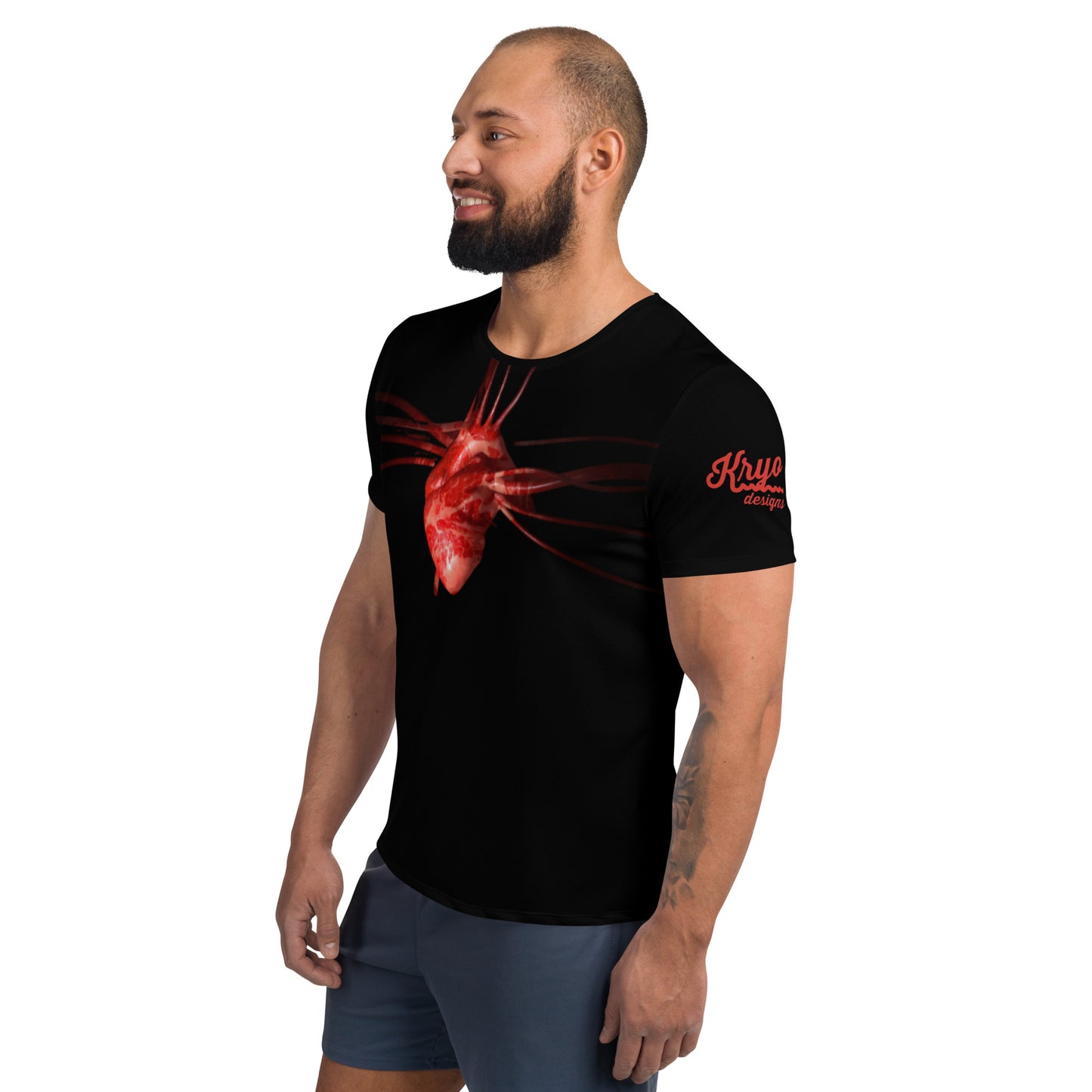 Hearth Print Men's Athletic T-shirt