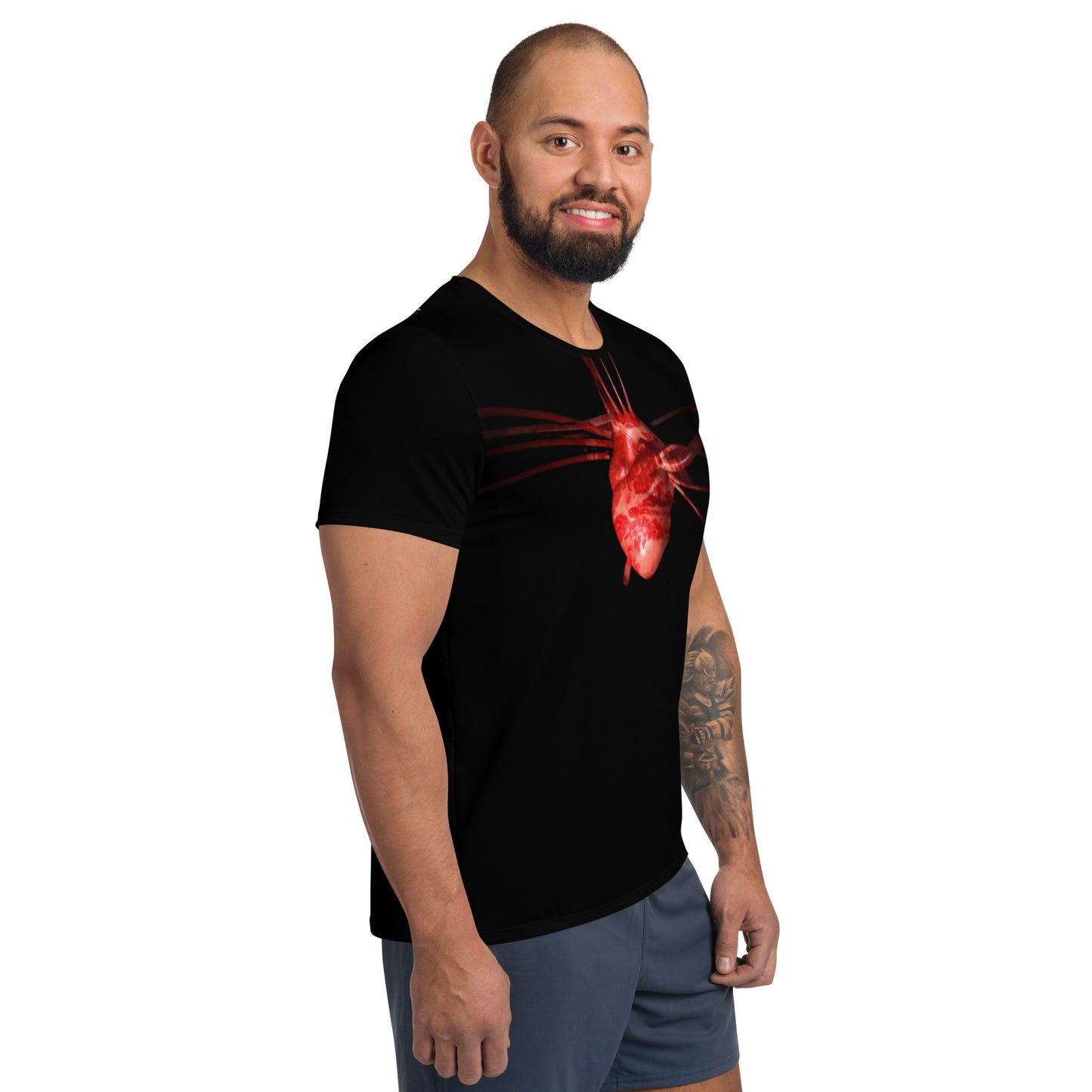 Hearth Print Men's Athletic T-shirt