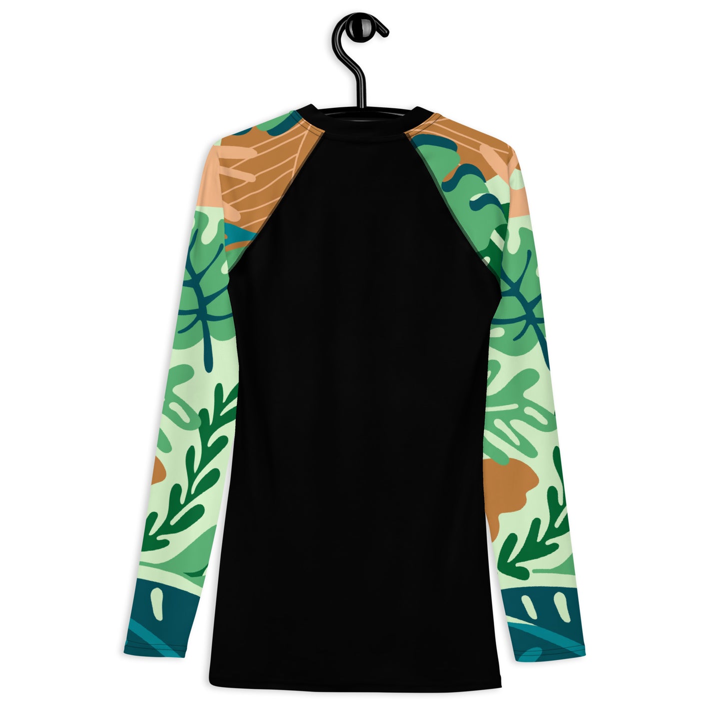 Flower Print Rash Guard