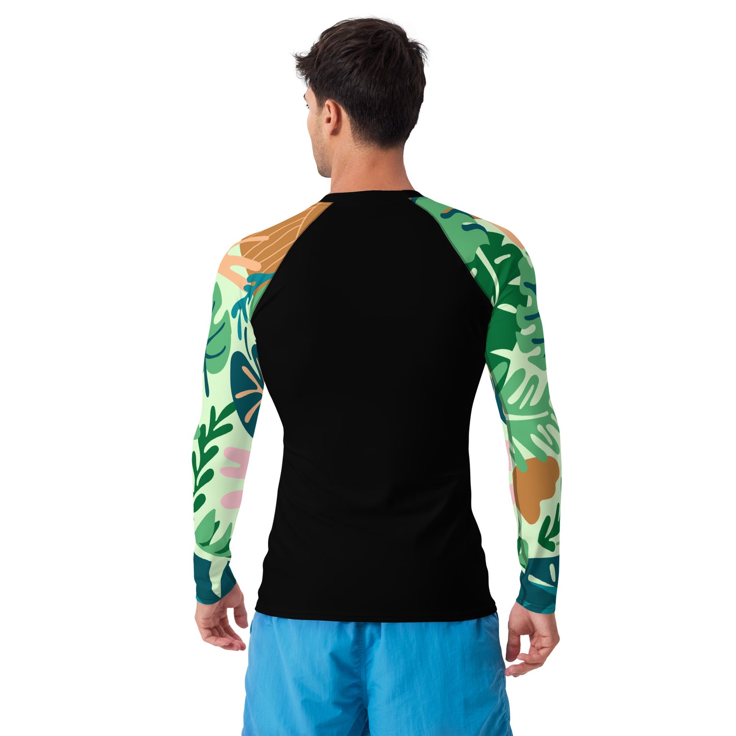 Flower Print Rash Guard