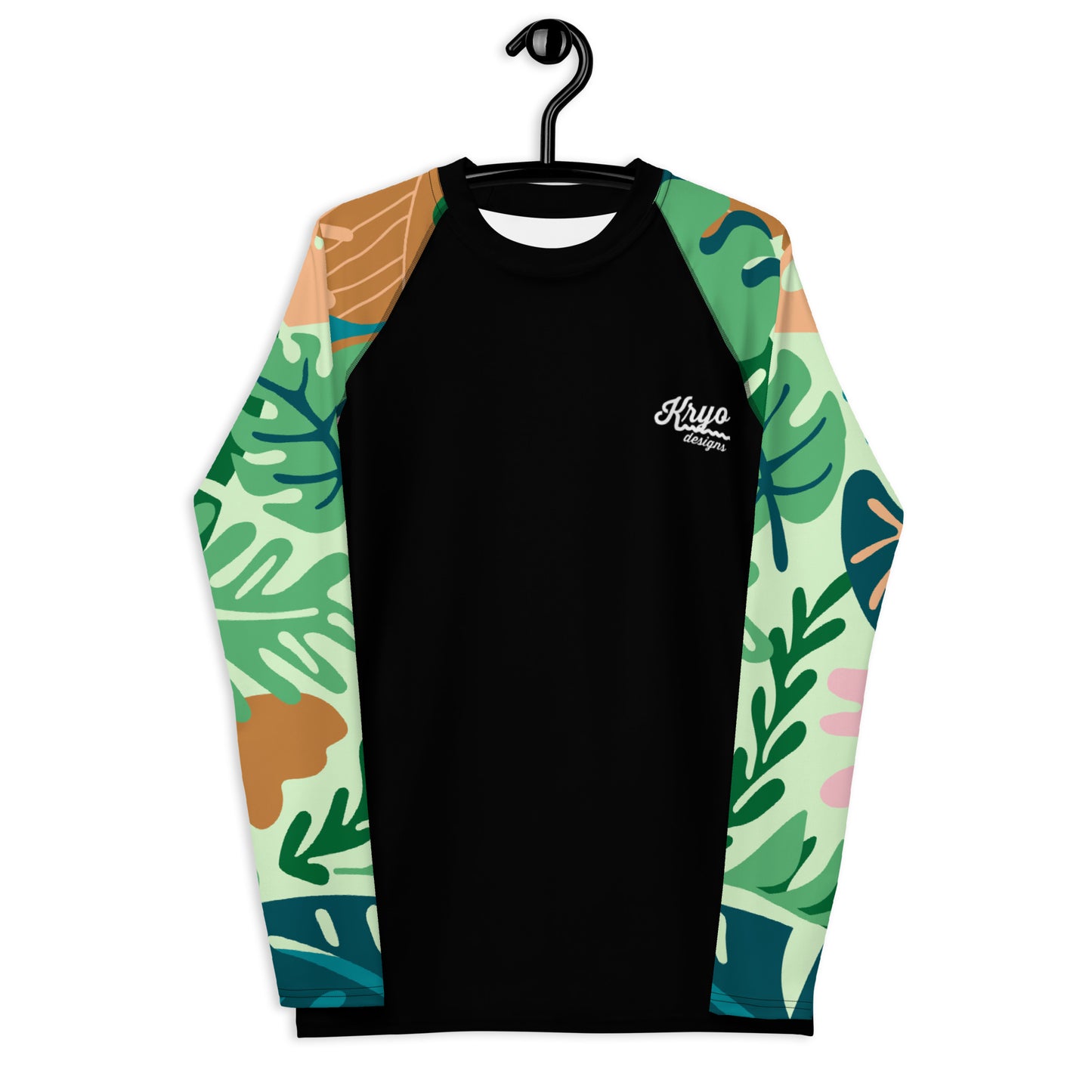 Flower Print Rash Guard