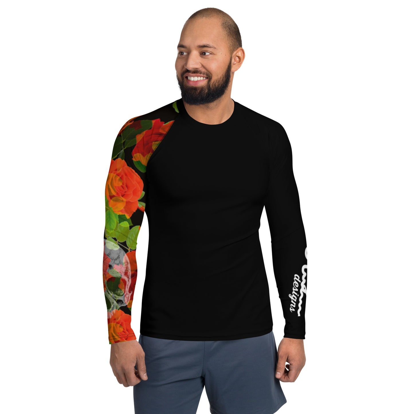 Skull Print Rash Guard