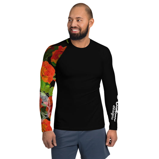 Skull Print Rash Guard