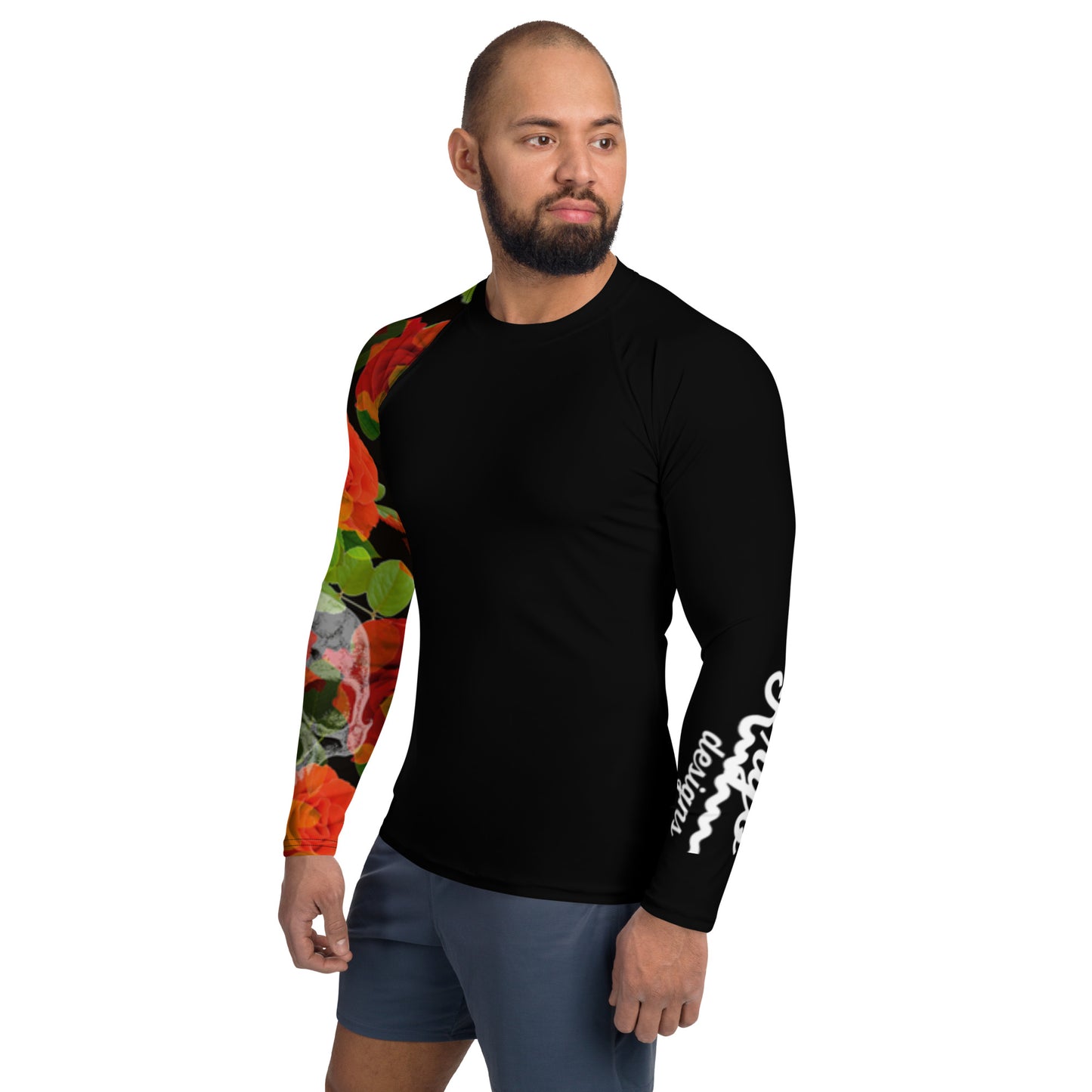 Skull Print Rash Guard