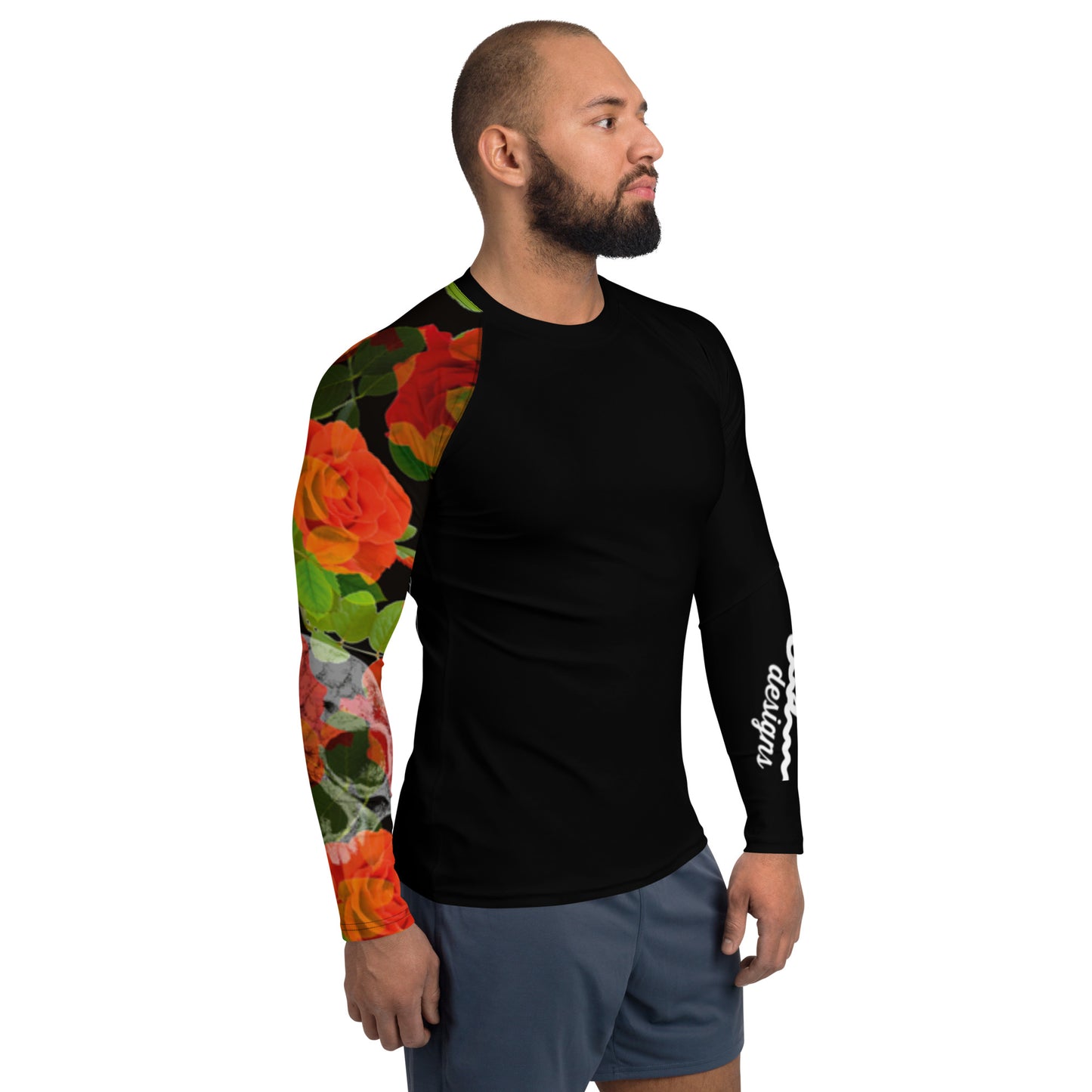 Skull Print Rash Guard