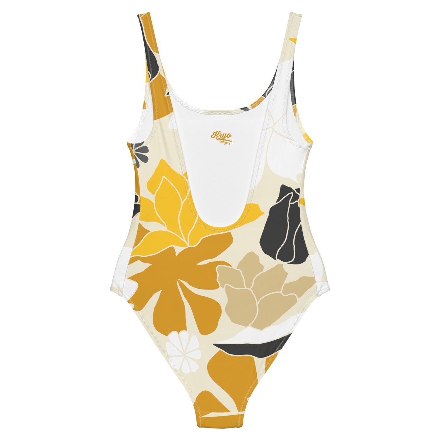 One-Piece Bright Floral Swimsuit