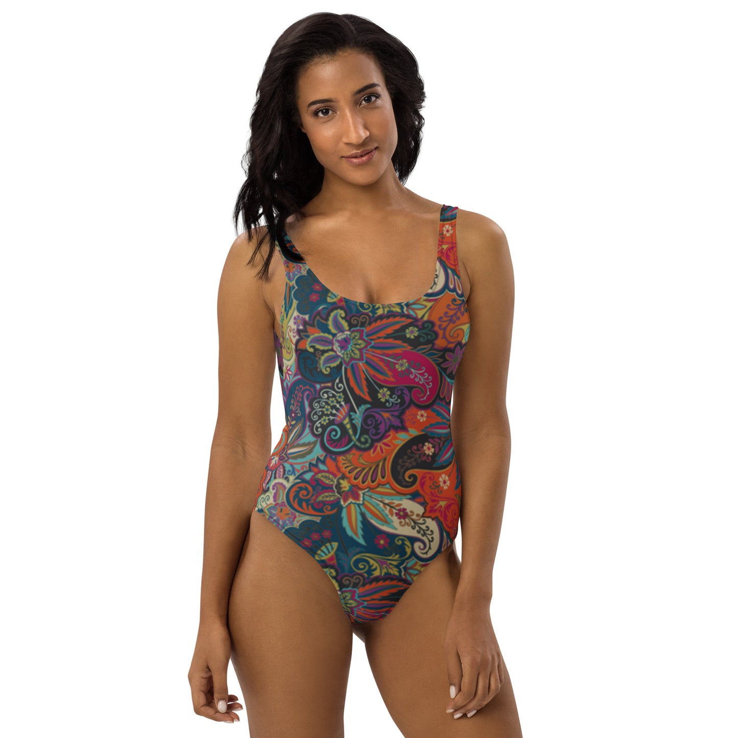 One-Piece Floral Swimsuit