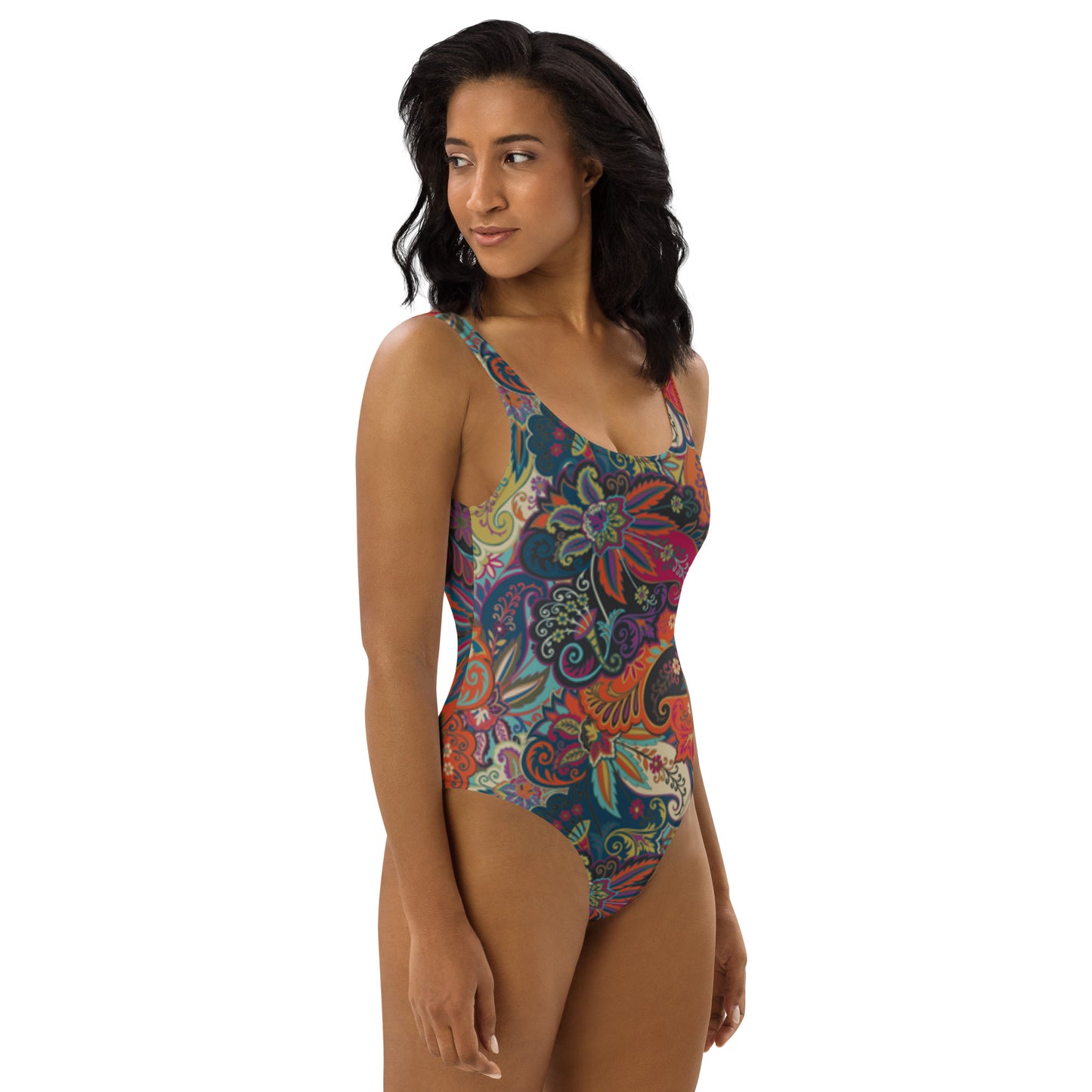 One-Piece Floral Swimsuit