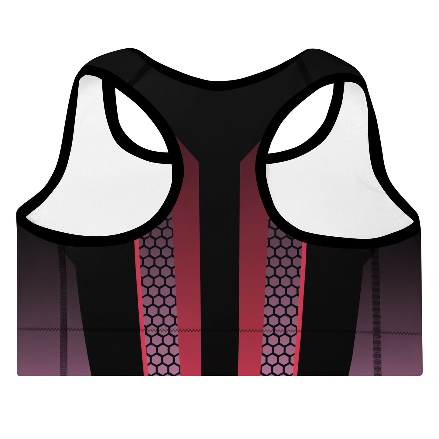 Geometric Print Padded Sports Bra