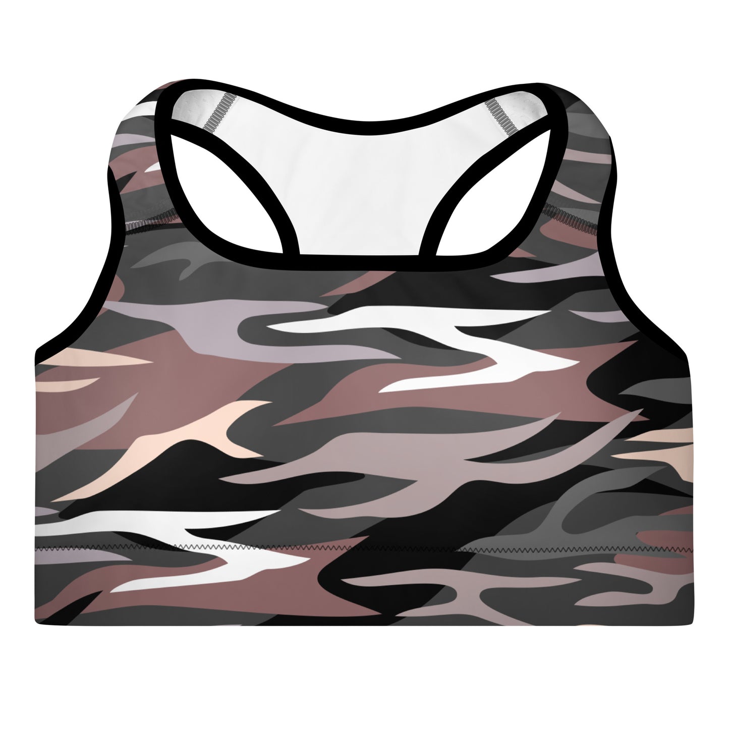 Camouflage Padded Sports Bra