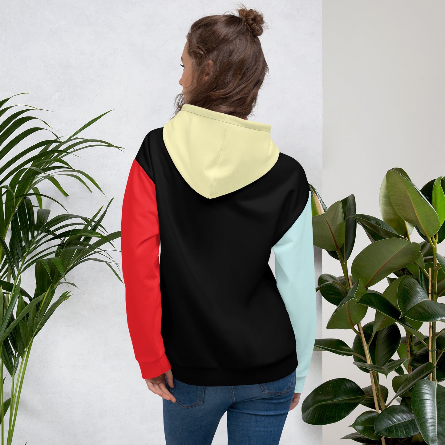 Block colour bull Hoodie