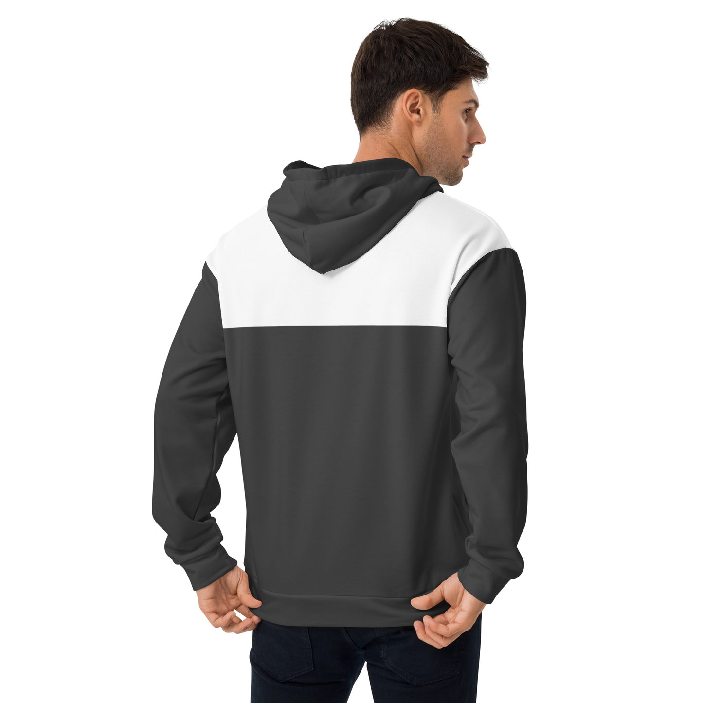 Men’s Hoodie Eclipse Grey/White