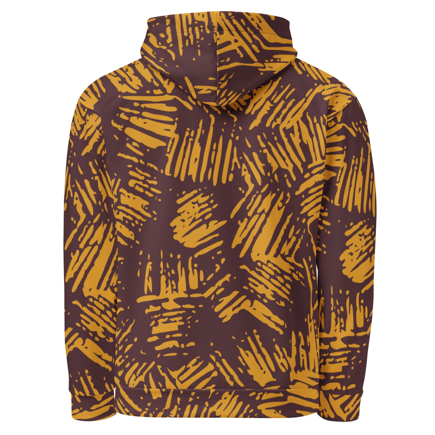 All-Over Abstract Print Hoodie