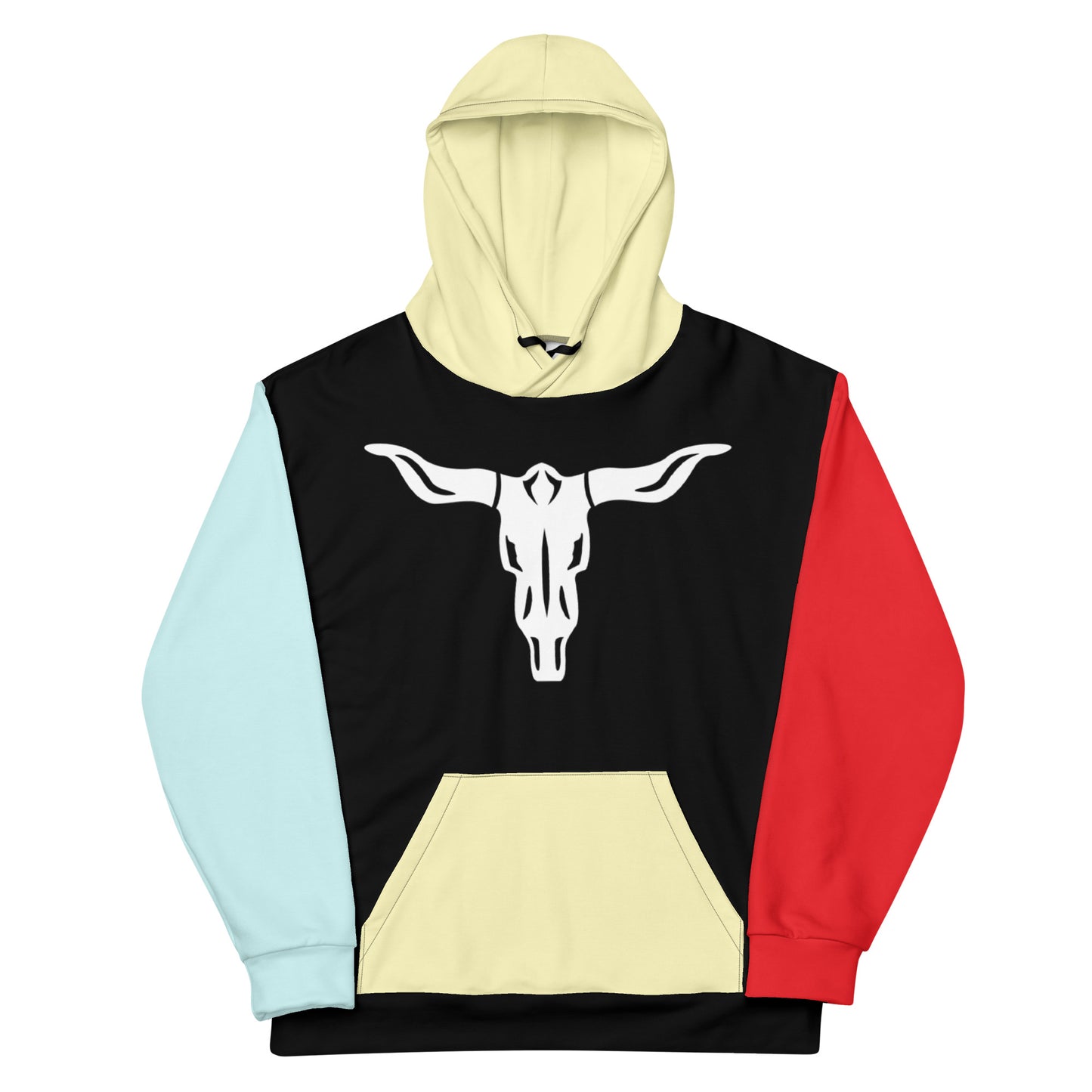 Block colour bull Hoodie