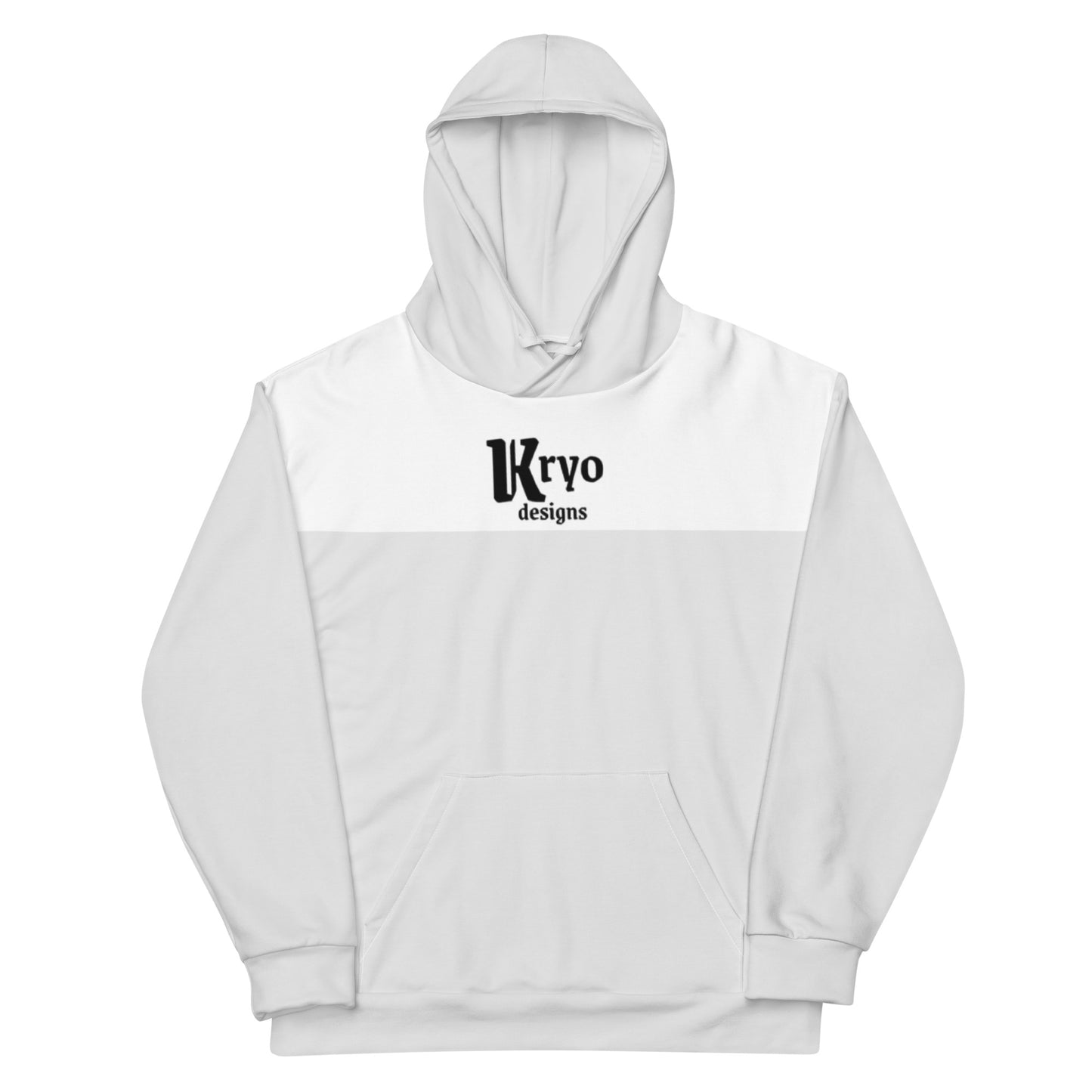 Men’s Hoodie Light Grey/White