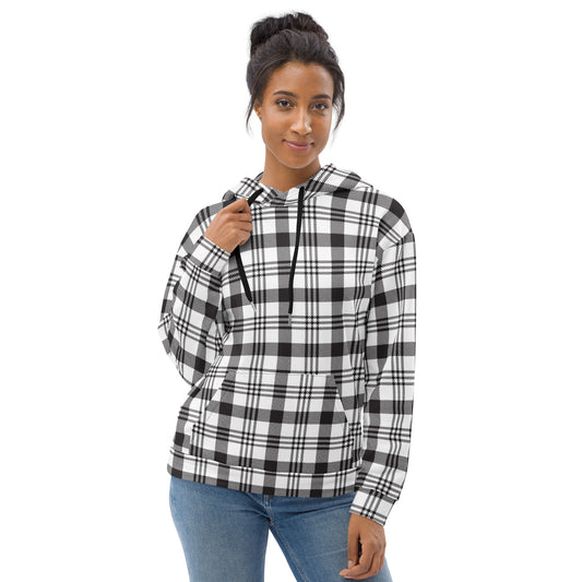 Womens Chequered Hoodie