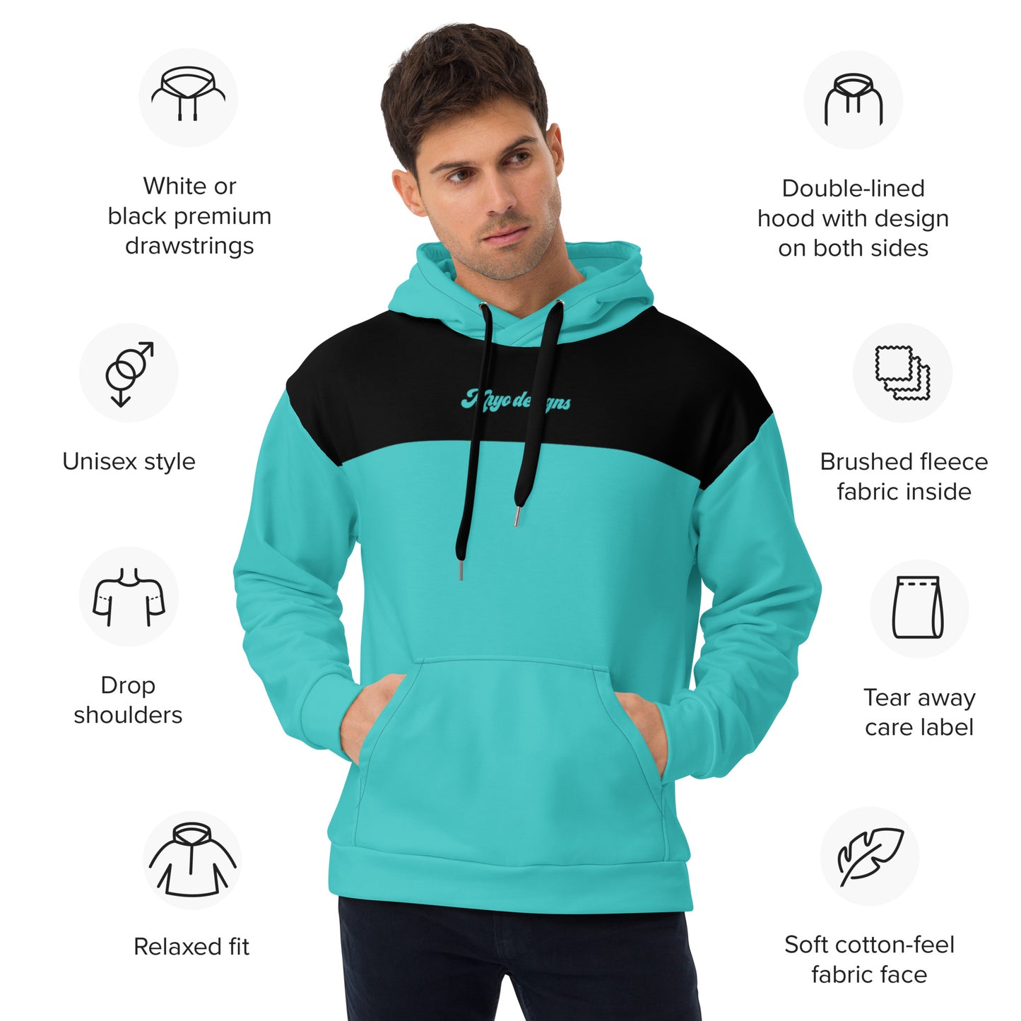 Turquoise Hoodie