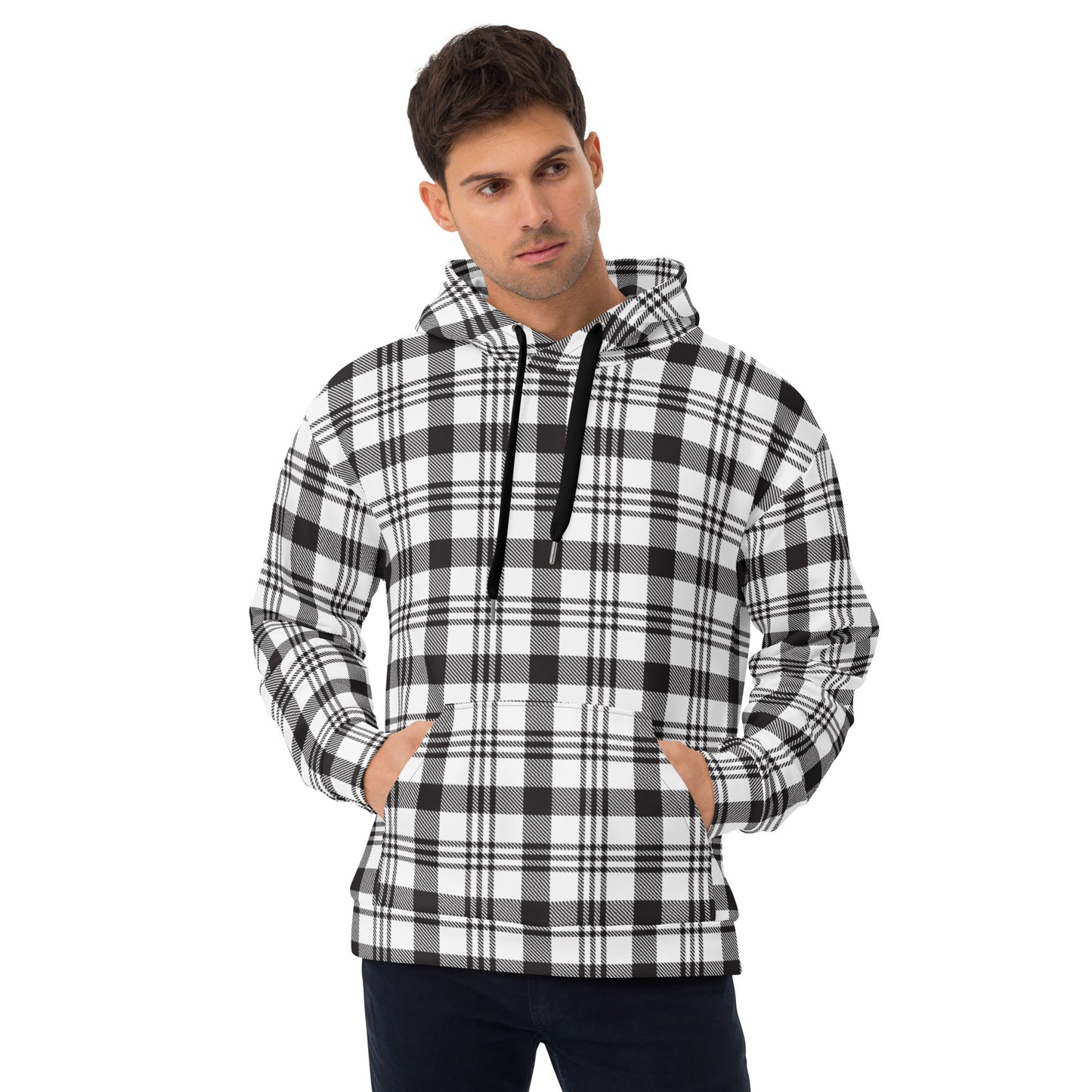 Men's Chequered Hoodie