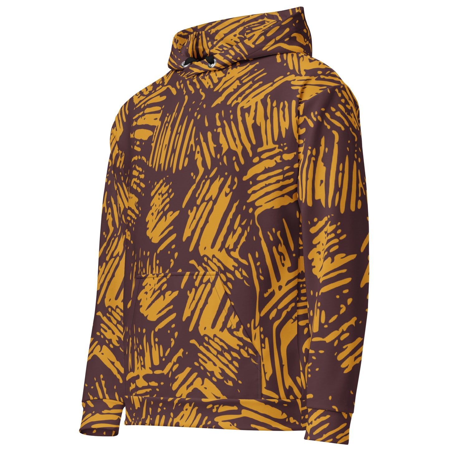 All-Over Abstract Print Hoodie