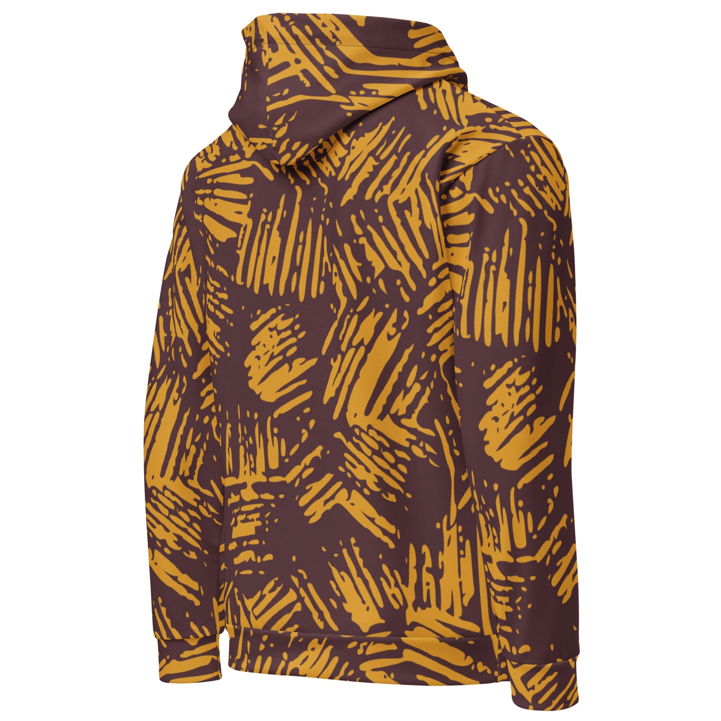 All-Over Abstract Print Hoodie