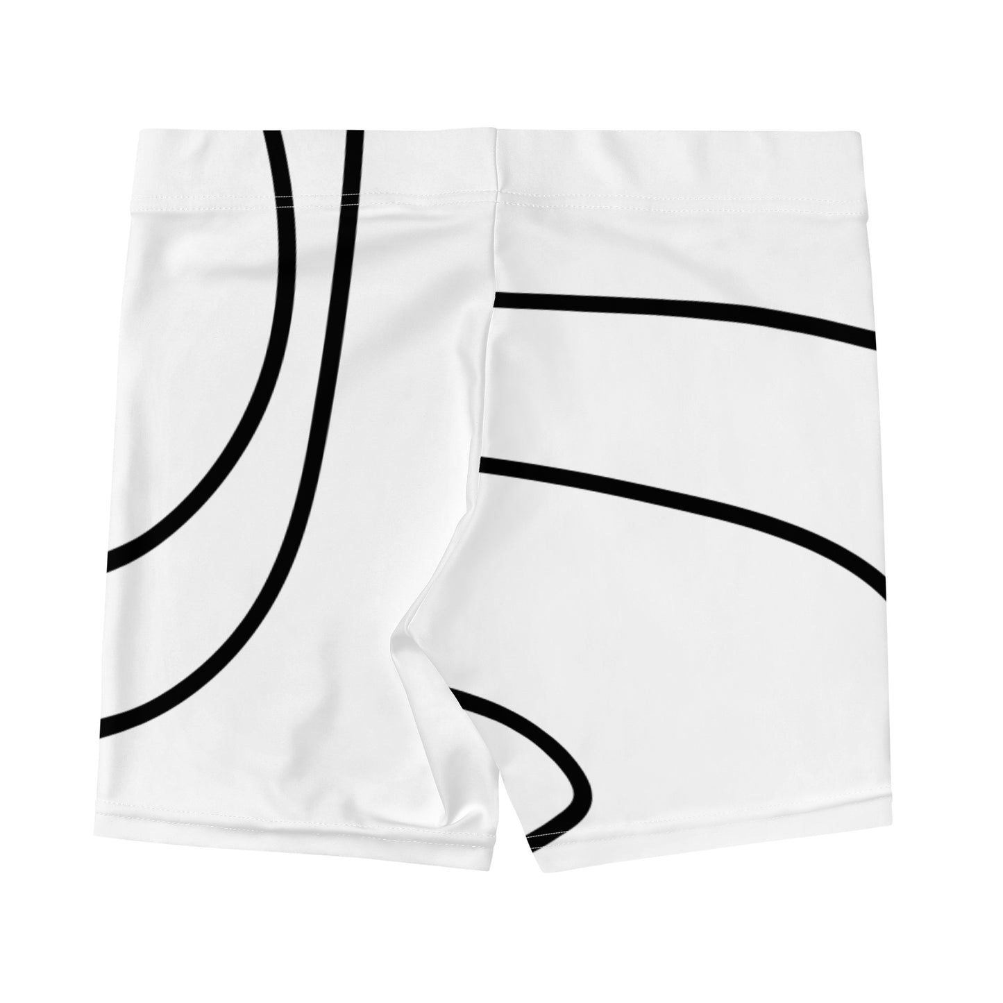 White Shorts with Black line