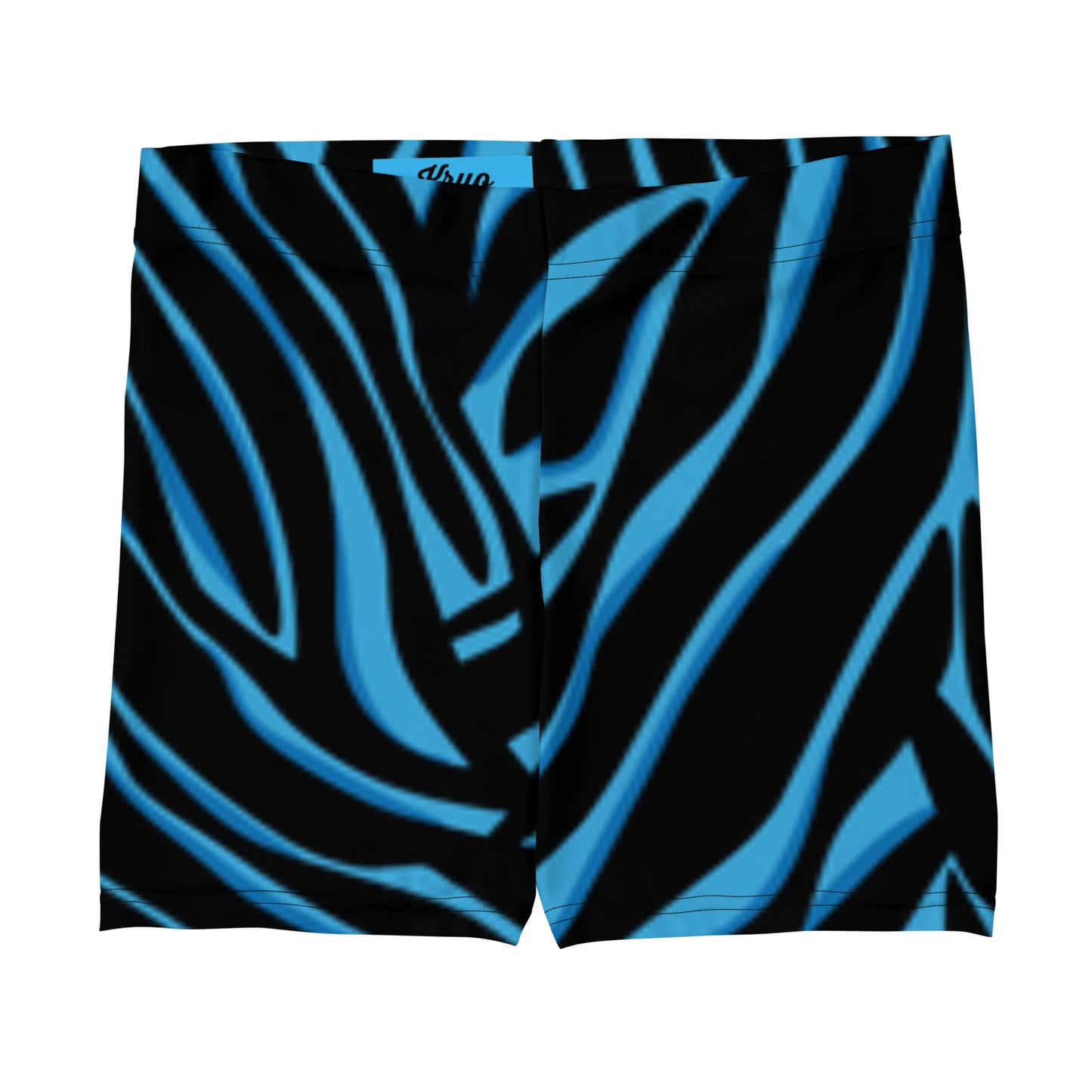 Zebra Print Shorts (Blue &Black)