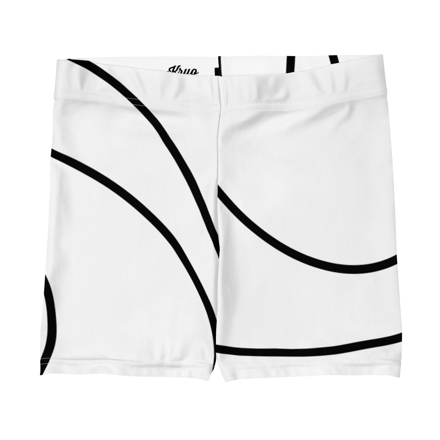 White Shorts with Black line