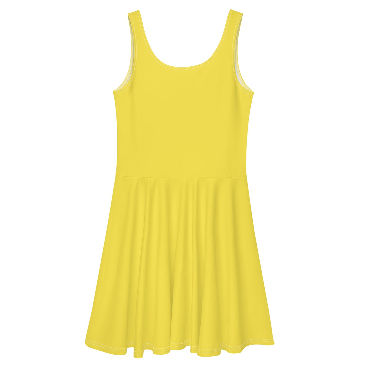 Yellow Skater Dress