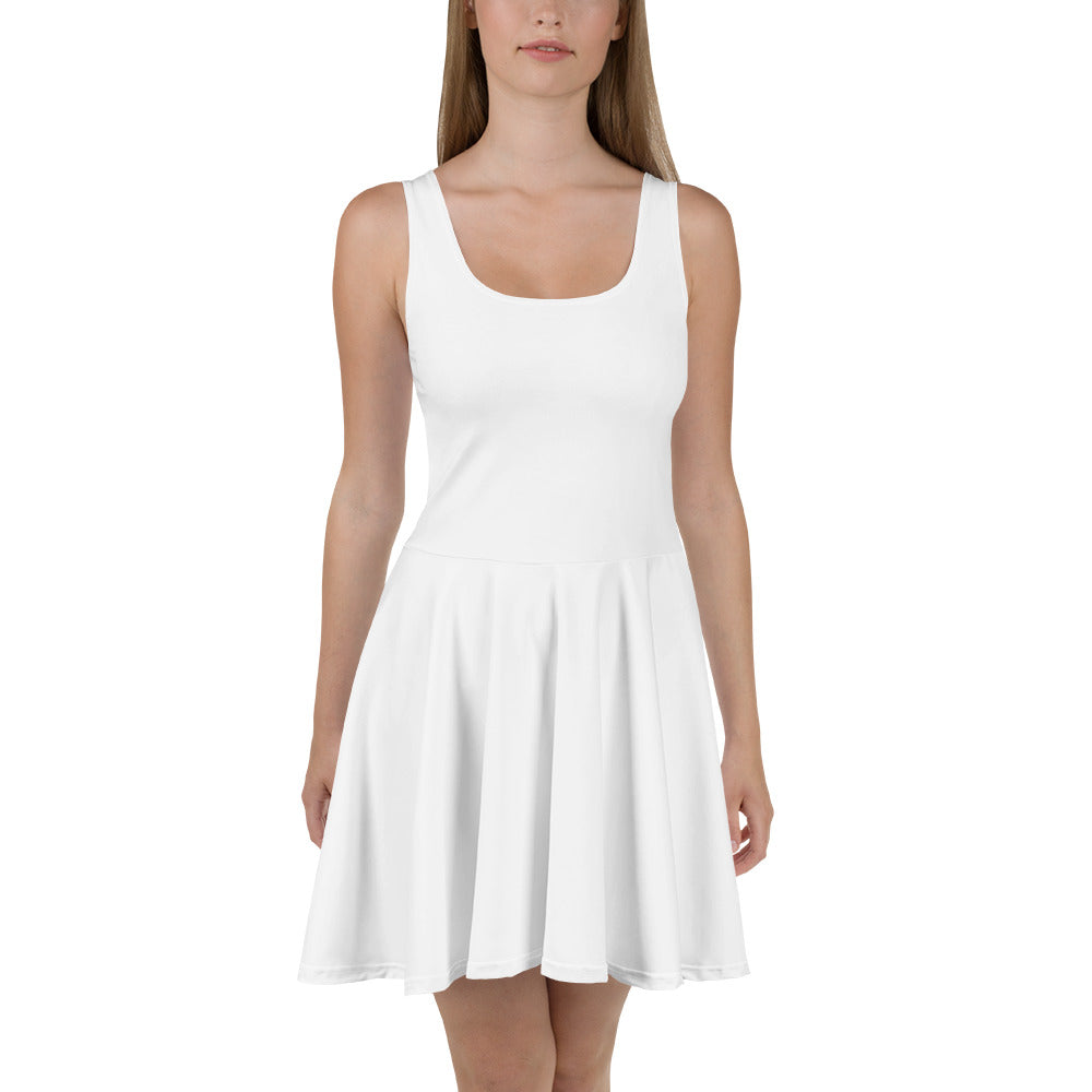 White Skater Dress