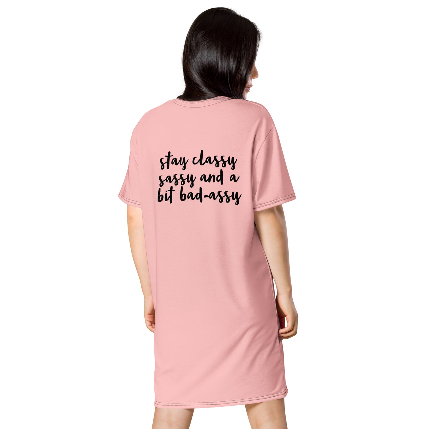 Pink and Sassy T-shirt Dress