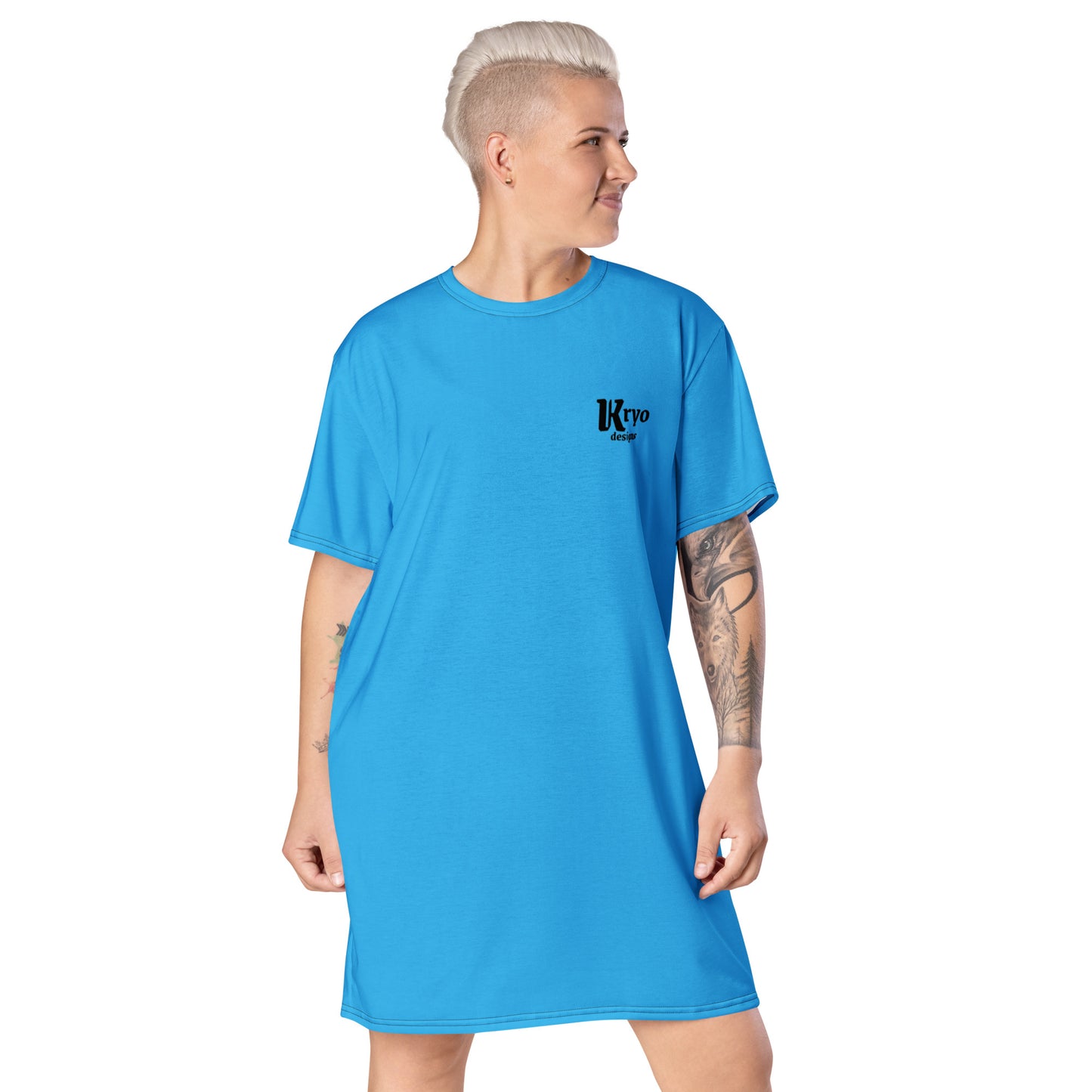 Sky Blue T-shirt dress