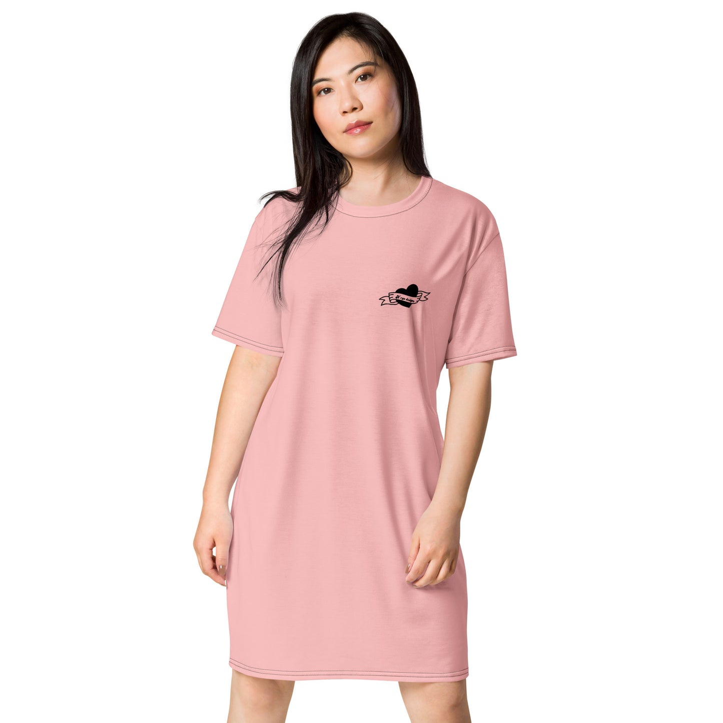 Pink and Sassy T-shirt Dress