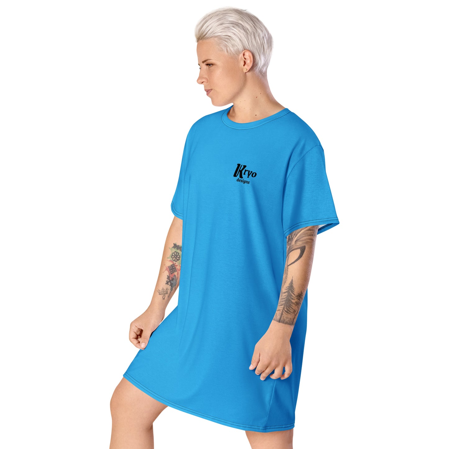 Sky Blue T-shirt dress