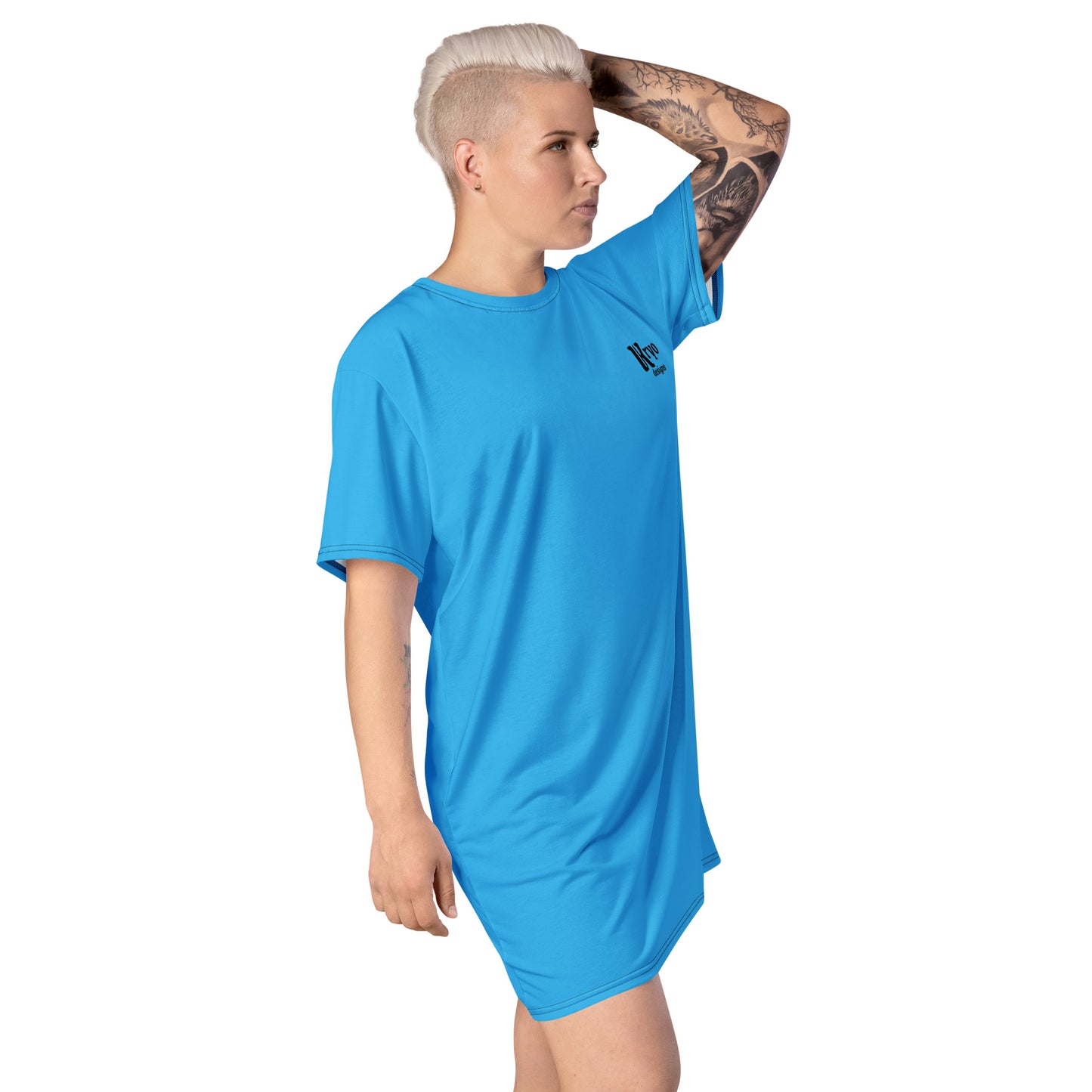 Sky Blue T-shirt dress