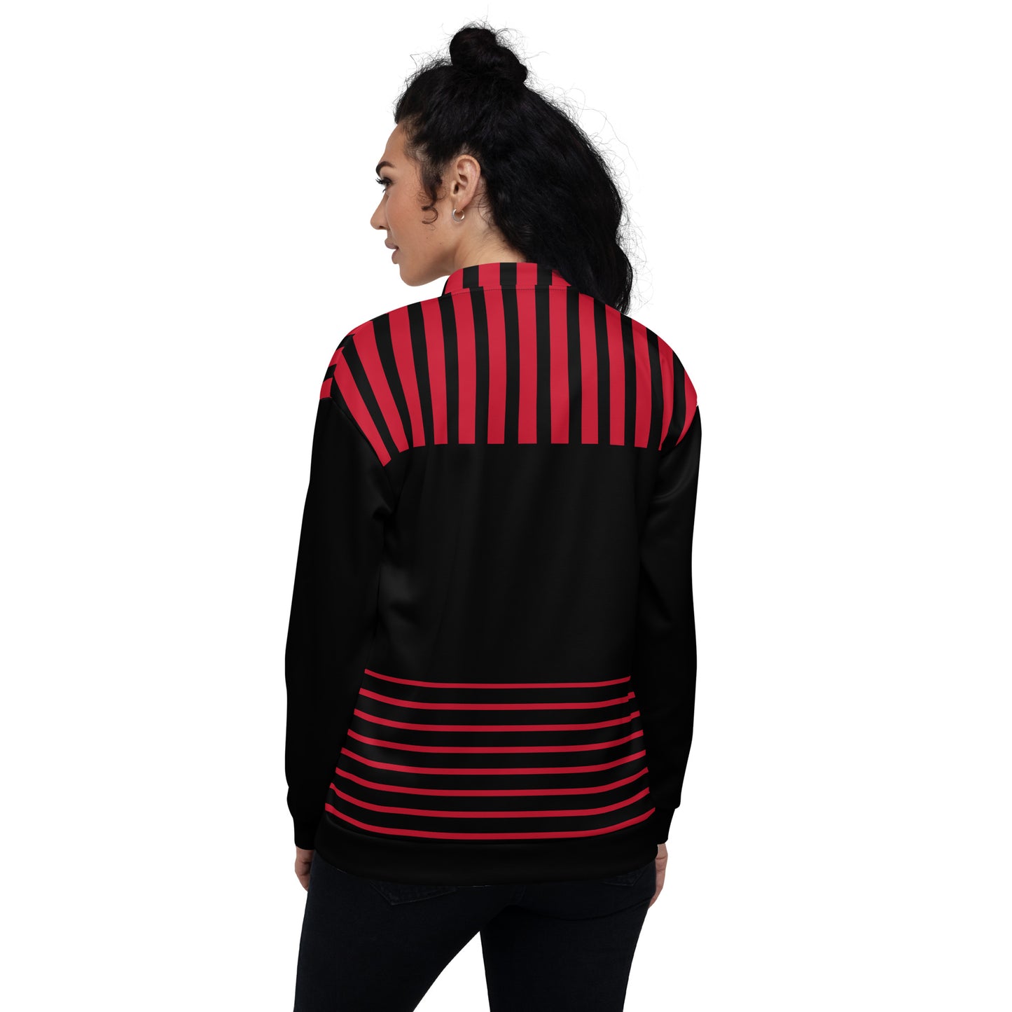 Bomber Jacket (red/black)