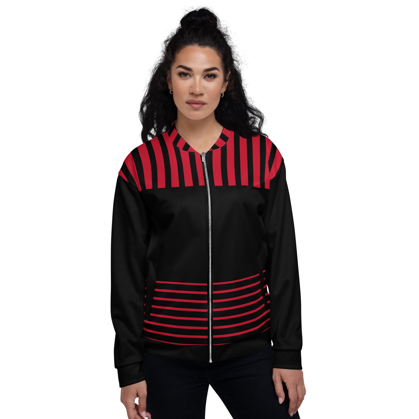 Bomber Jacket (red/black)