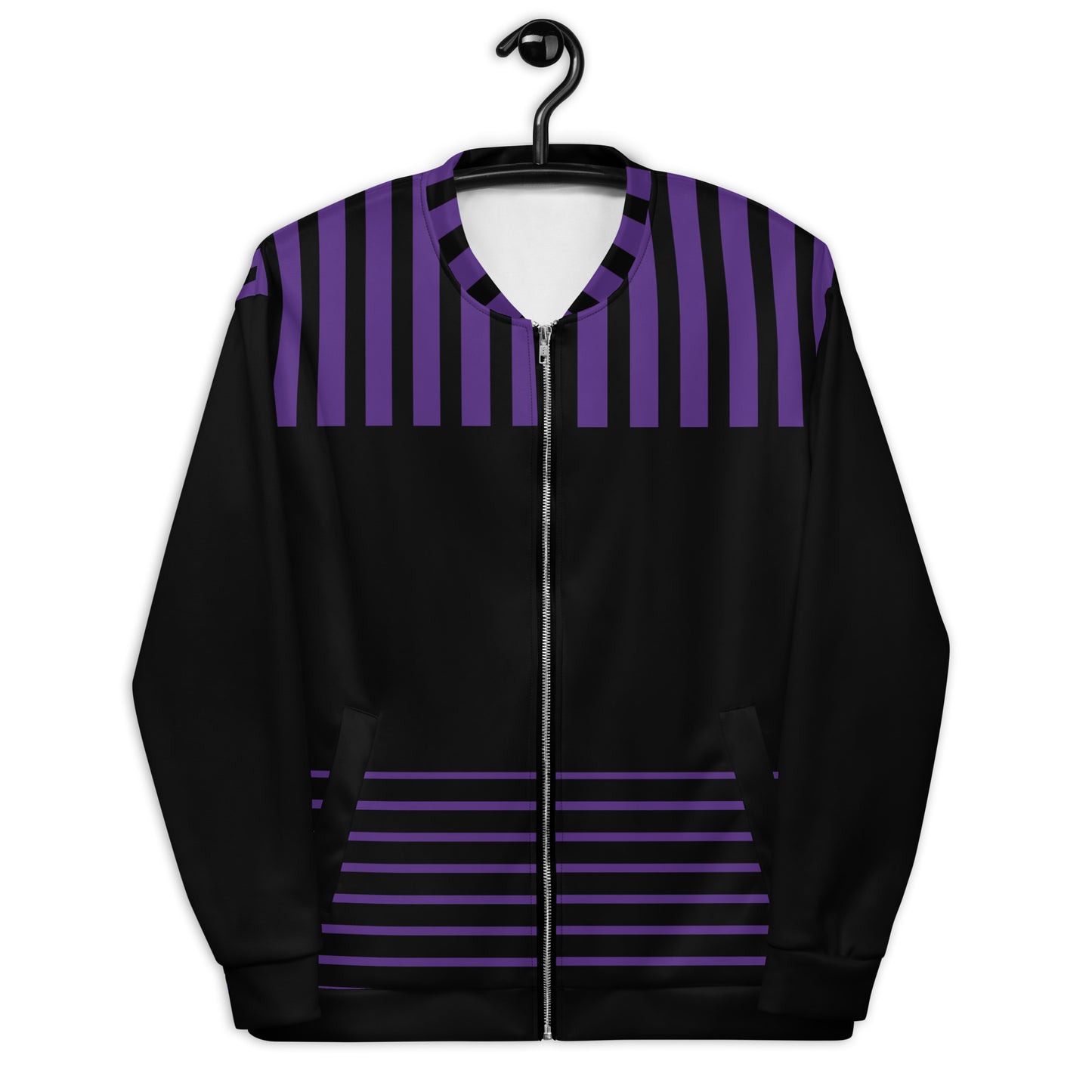 Bomber Jacket (purple/black)