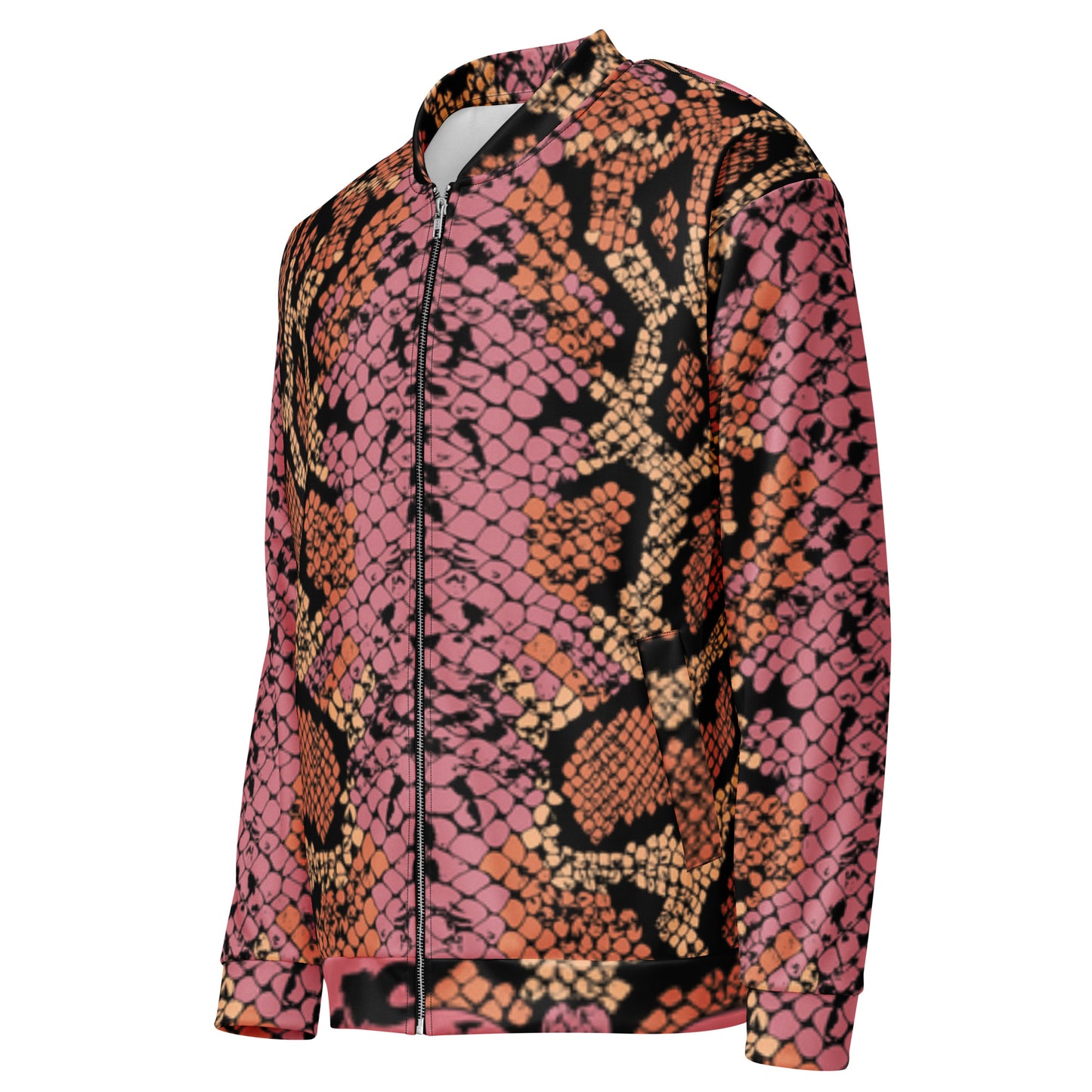 Leopard Print Bomber Jacket