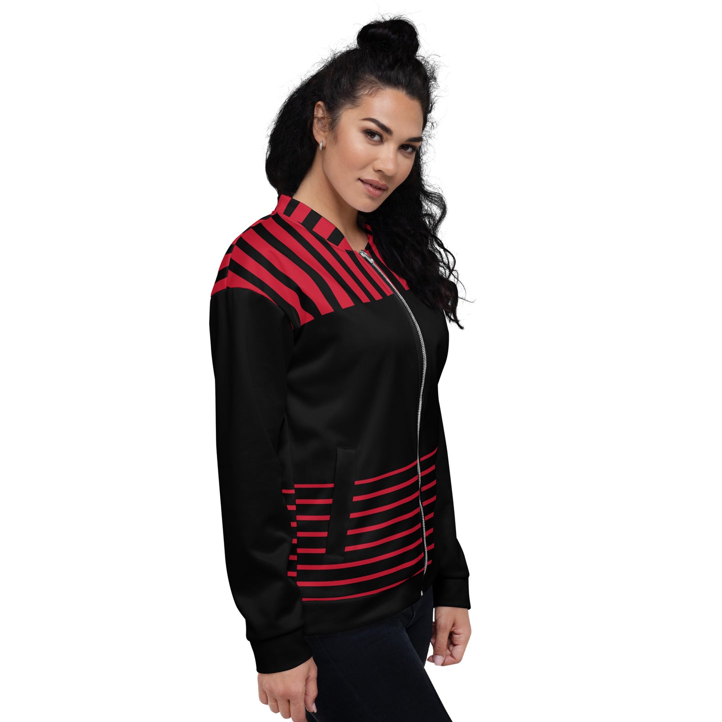 Bomber Jacket (red/black)