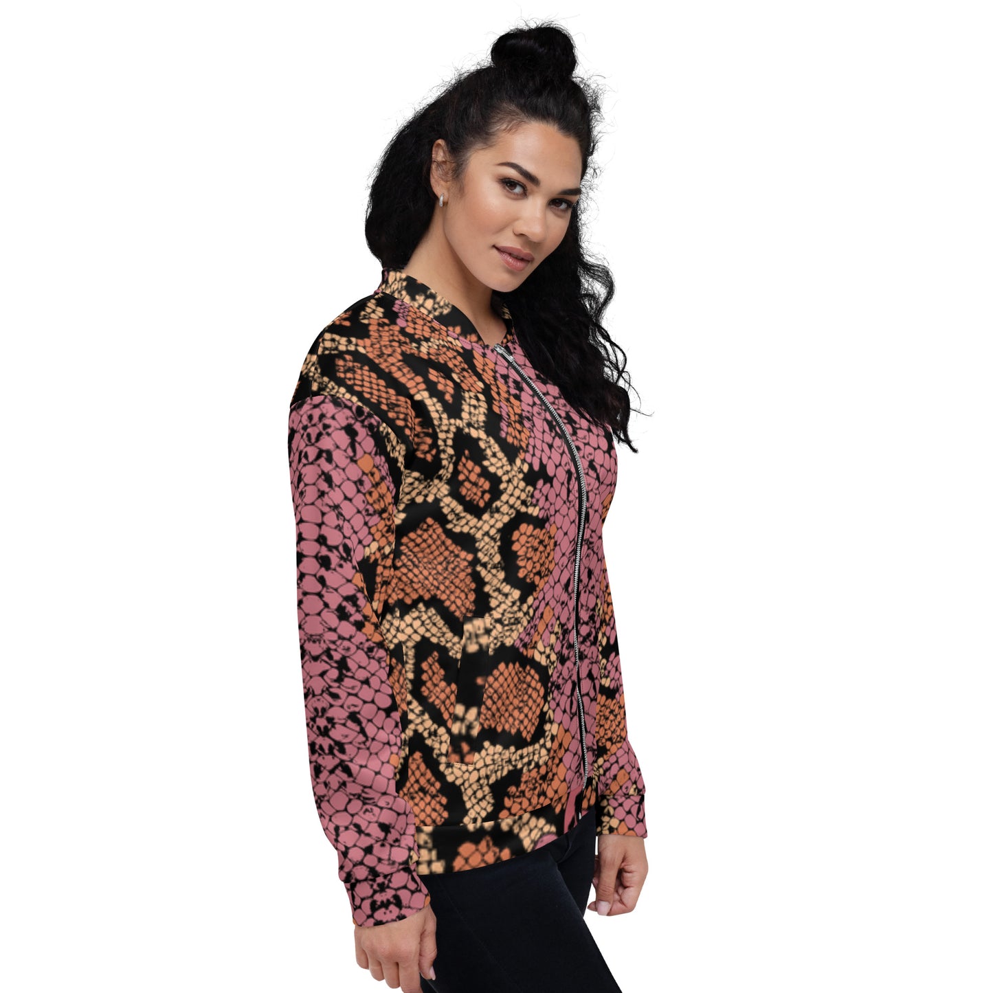 Leopard Print Bomber Jacket